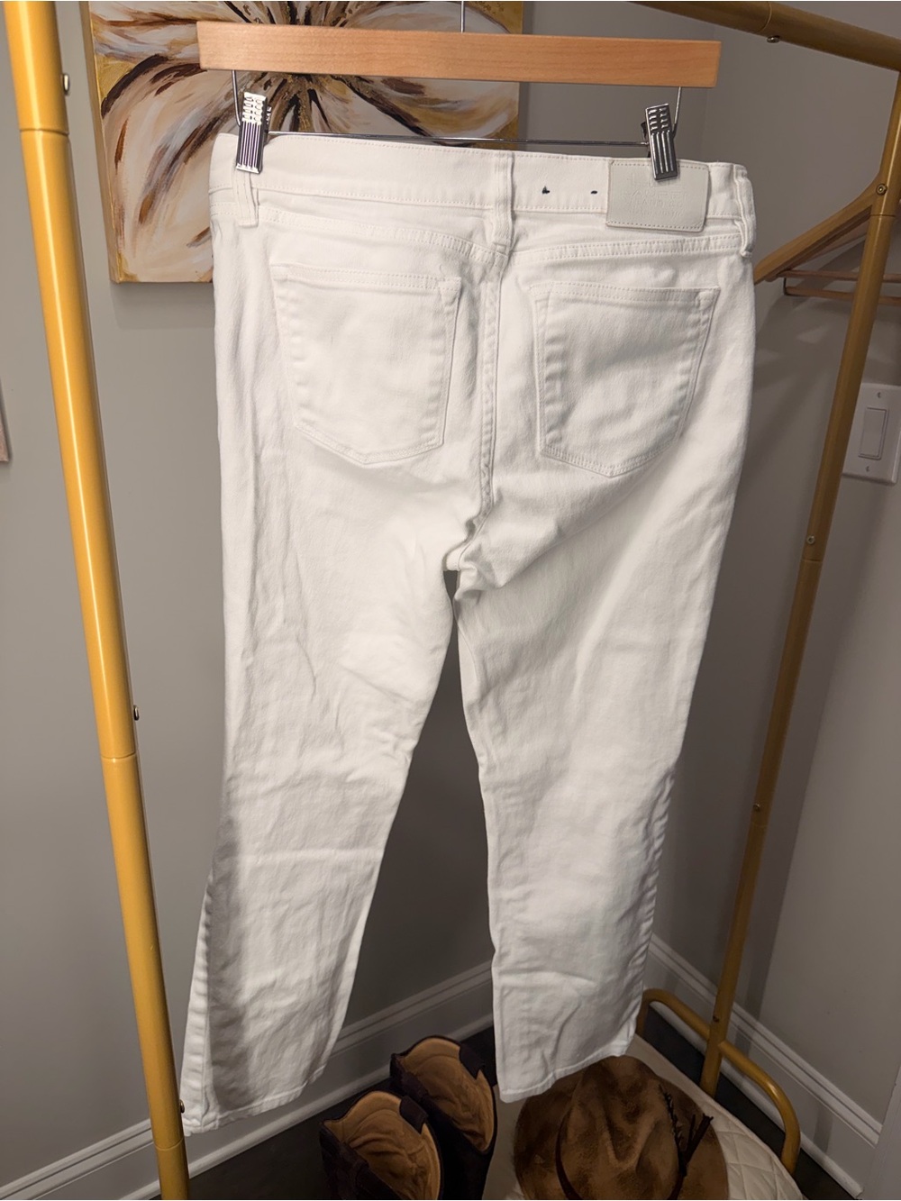 Ralph Lauren White Flare Jeans - Picture 3 of 3